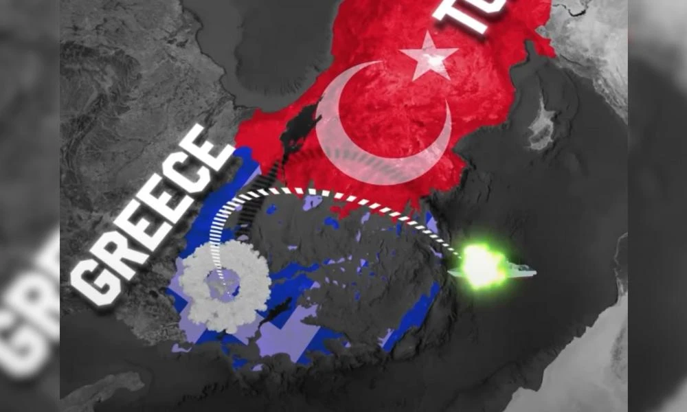 Viral ινδικό βίντεο δείχνει ελληνικό πύραυλο BrahMos να βυθίζει τουρκικό πλοίο στη Μεσόγειο! (Βίντεο)